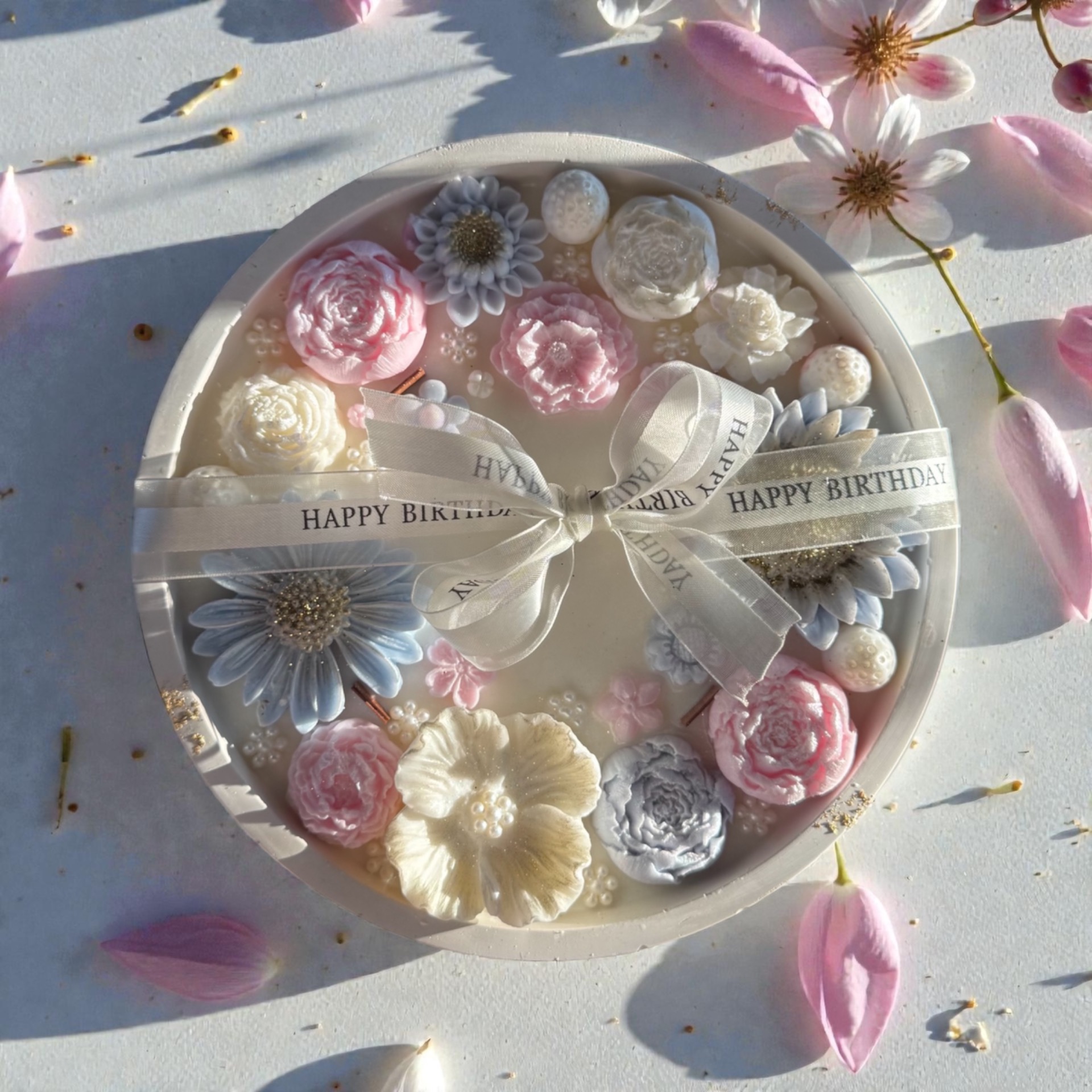 Kvetinová sójová sviečka NEHA