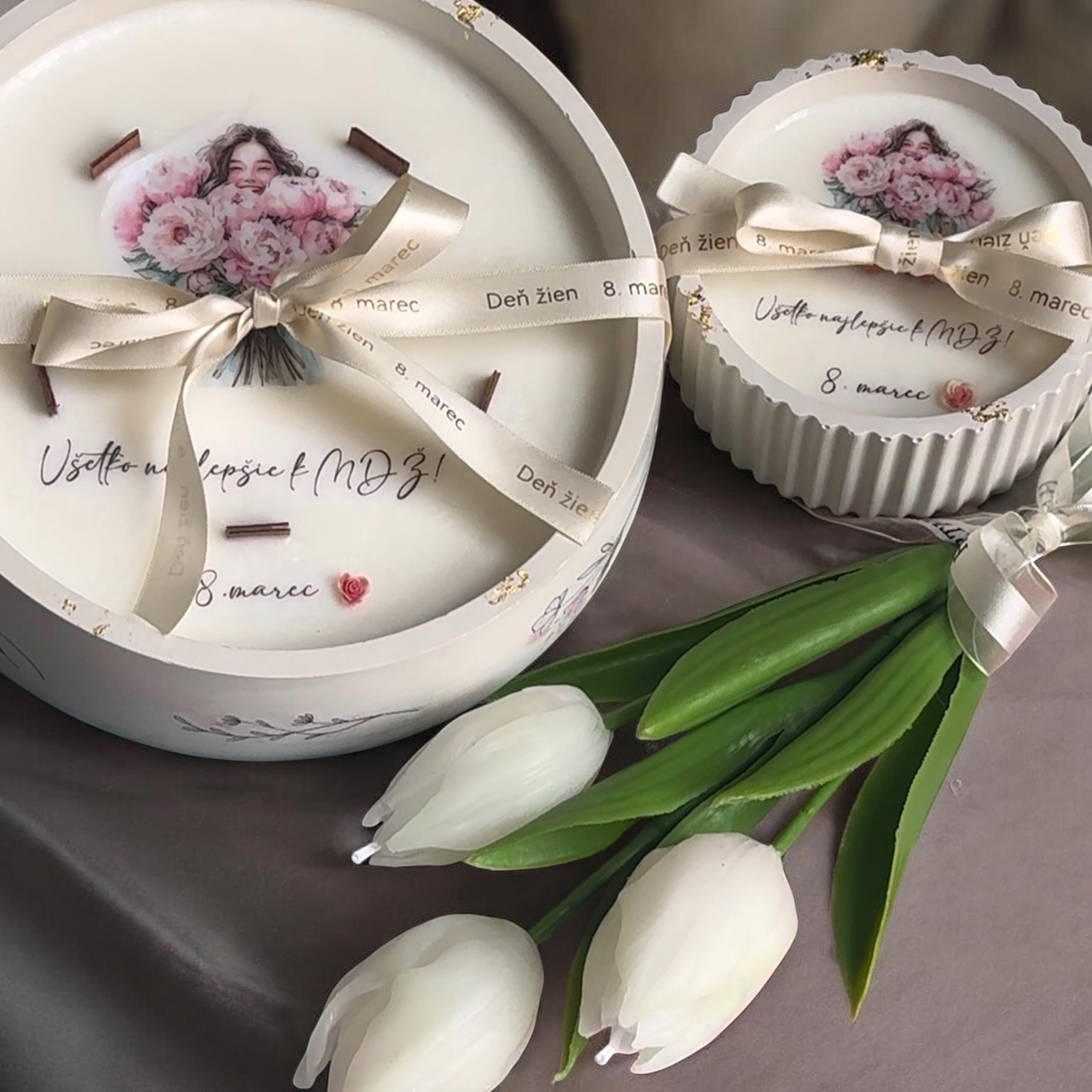 Sójová sviečka ku Dňu žien