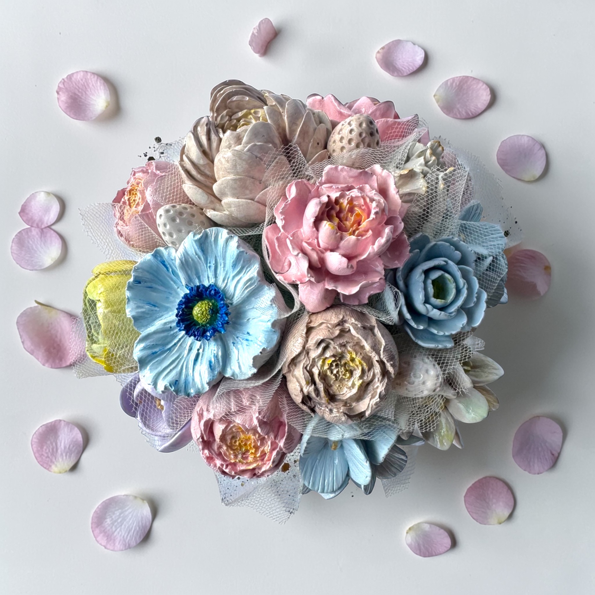 Kvetinový box z eko hmoty